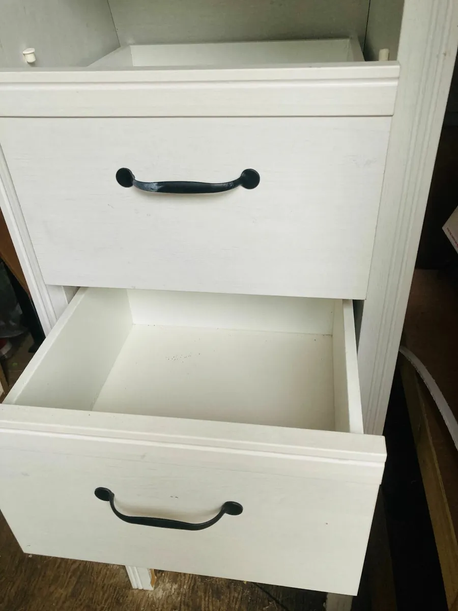 Elegant white tall drawers - Image 2