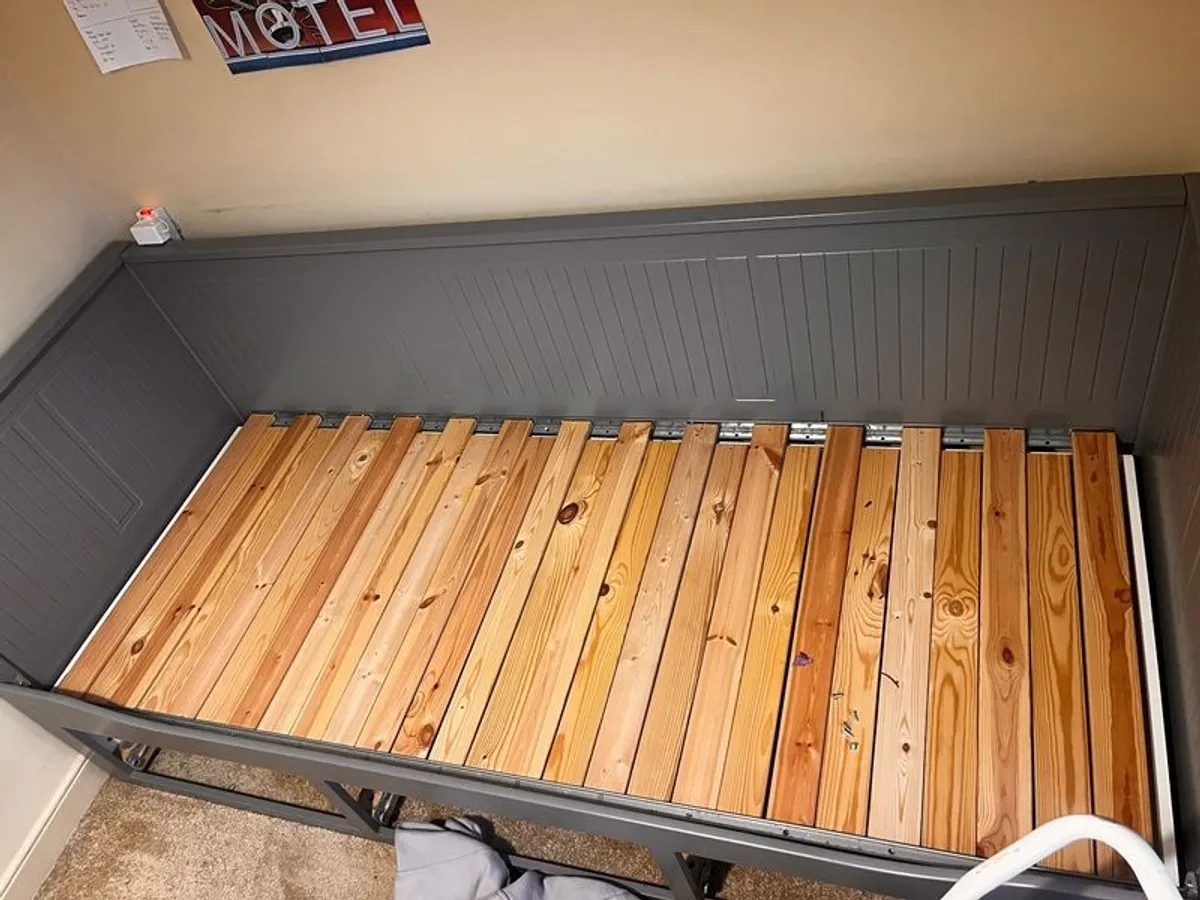 ikea day bed with storage, mattress also available. Turns into a double. Needs to be collected. - Image 2