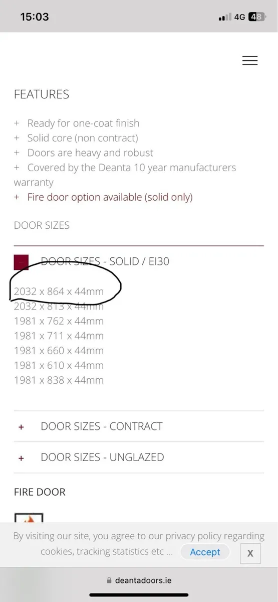 Brand New Deanta fire proof doors - Image 3