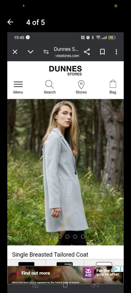 New ladies coat size 10 - Image 1