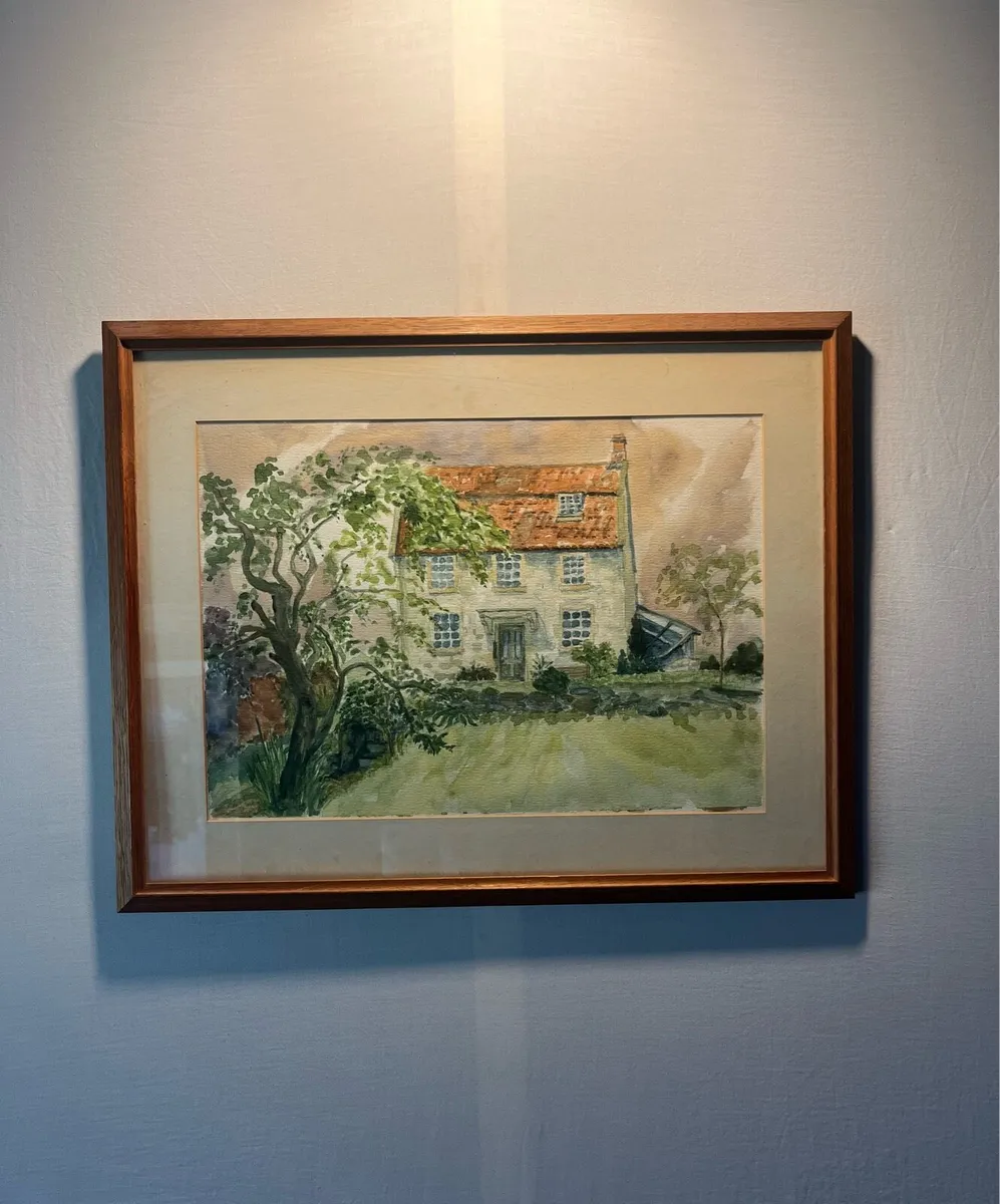 Watercolour of Cottage - Image 1