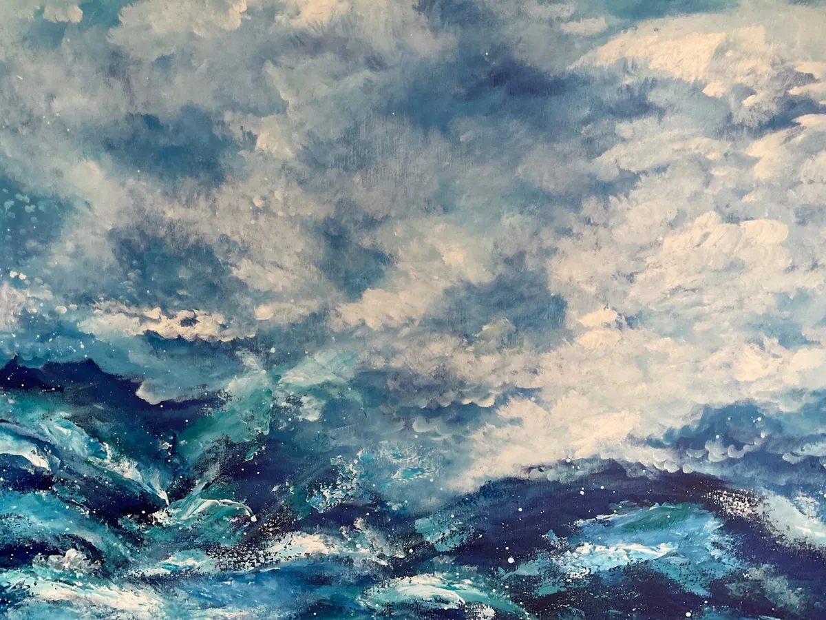 XL Seascape Painting - Image 3