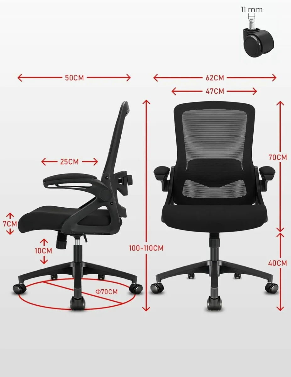 Office Chair Ergonomic Desk Chair Adjustable - Image 4