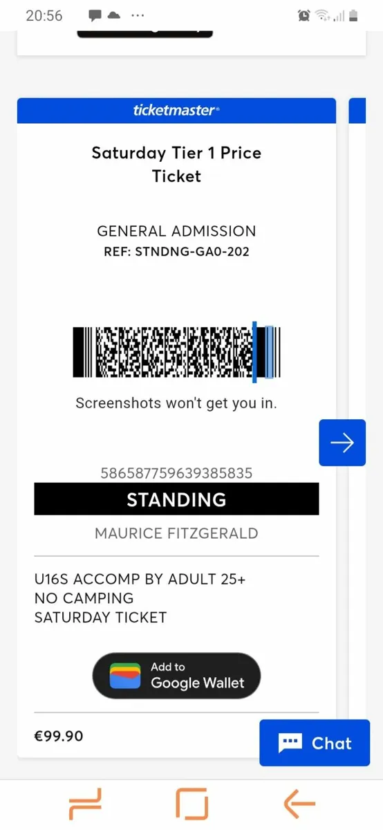 Longitude concert ticket - Image 1