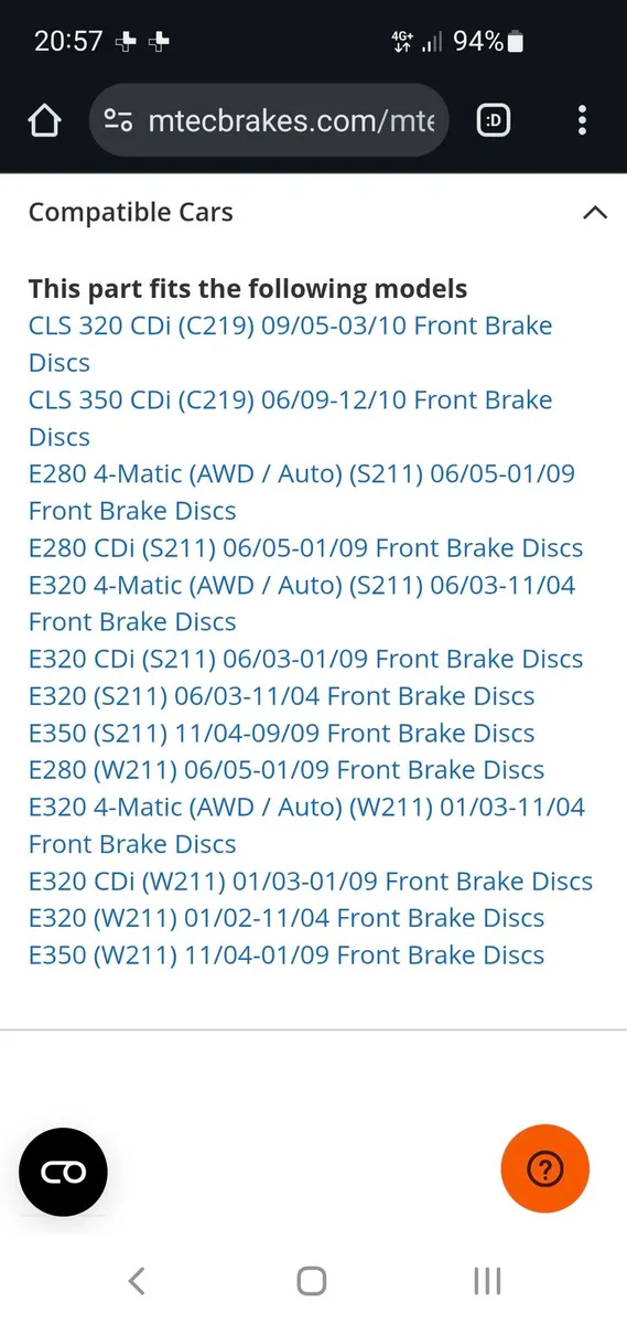 Mtec Mercedes Brake Discs - Image 4