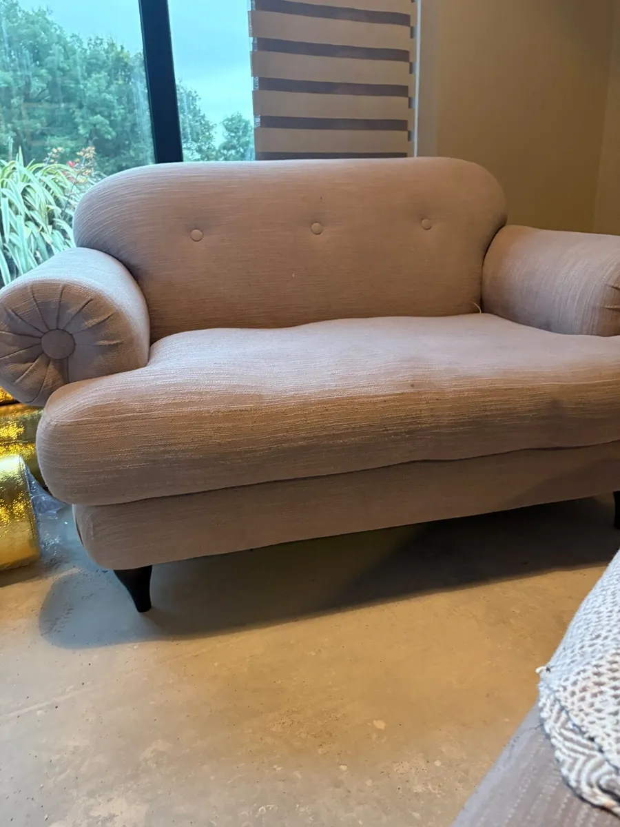 Love chair & foot stool - Image 2