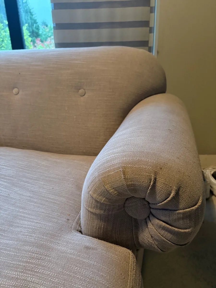 Love chair & foot stool - Image 4