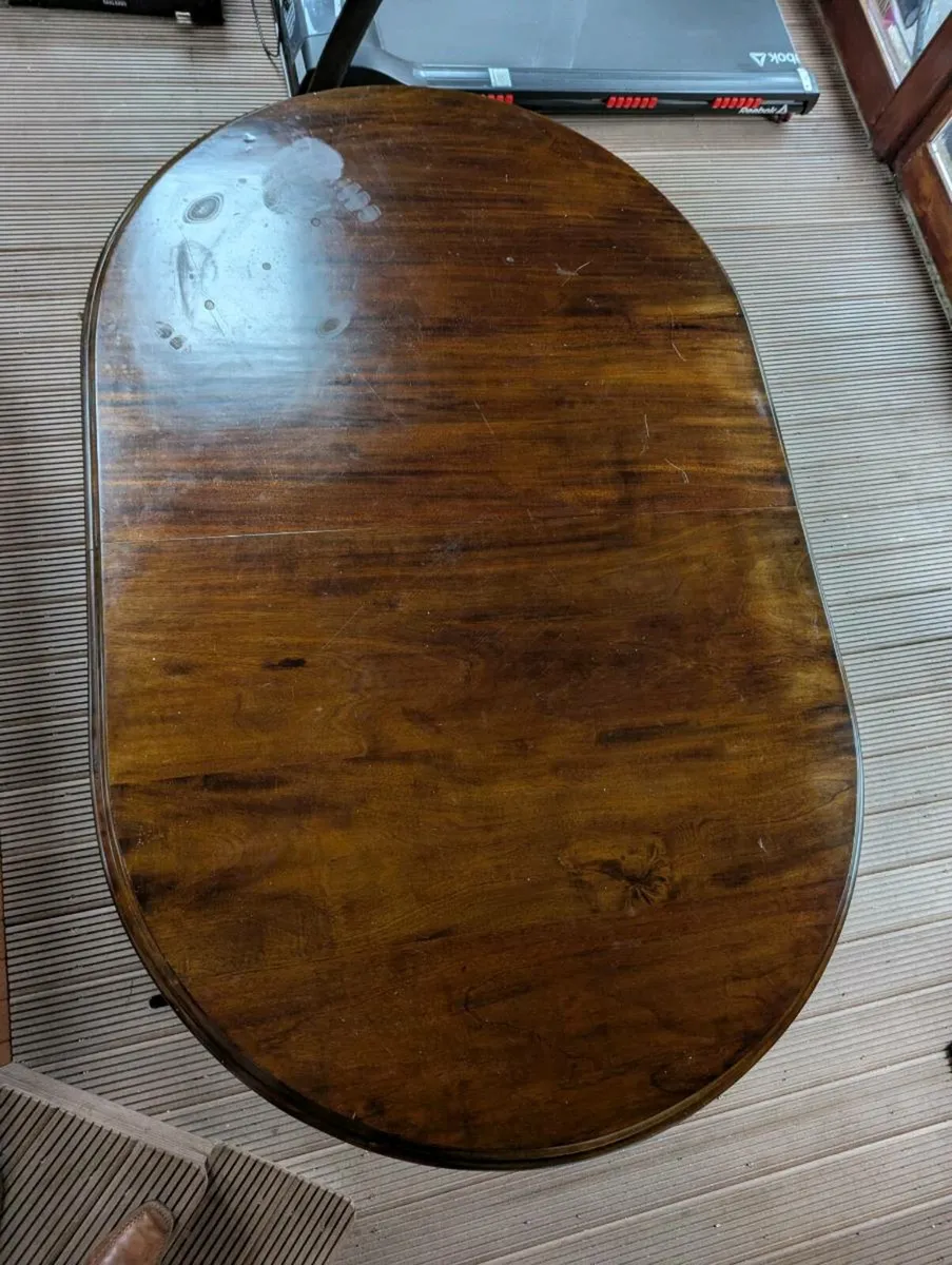 Mahogany Extendable Dining Table - Image 1