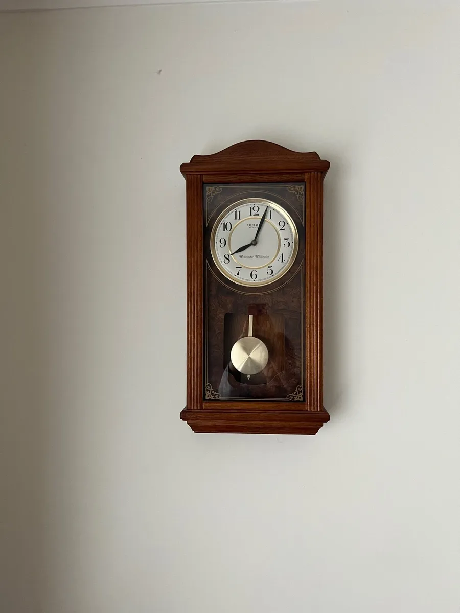 Vintage Seiko Pendulum Wall Clock - Image 3