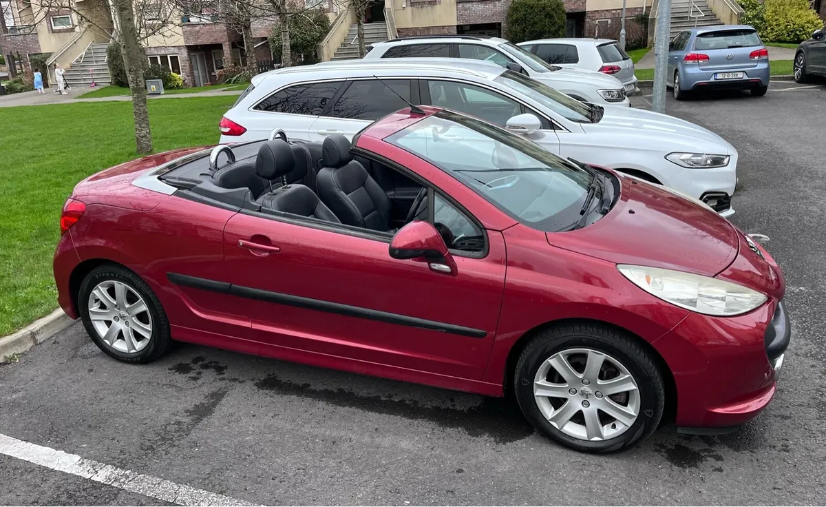 Peugeot 207cc  27000km new NCT convertible - Image 1