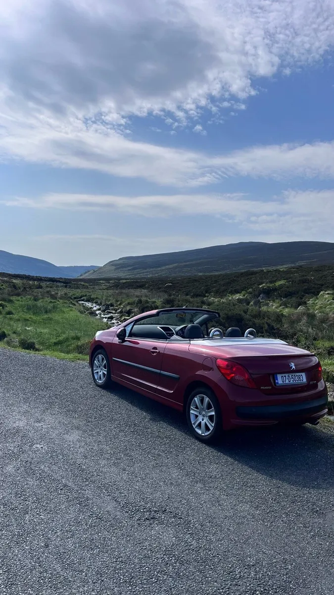 Peugeot 207cc  27000km new NCT convertible - Image 1