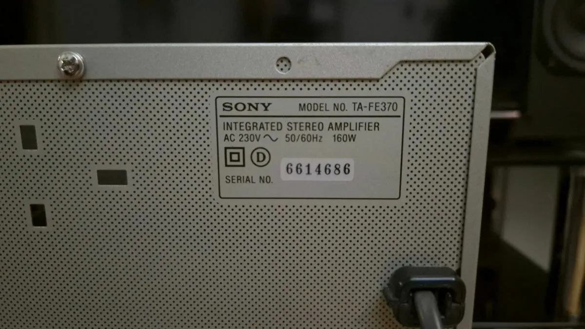 Sony Amplifier, TA-FE370 - Image 4