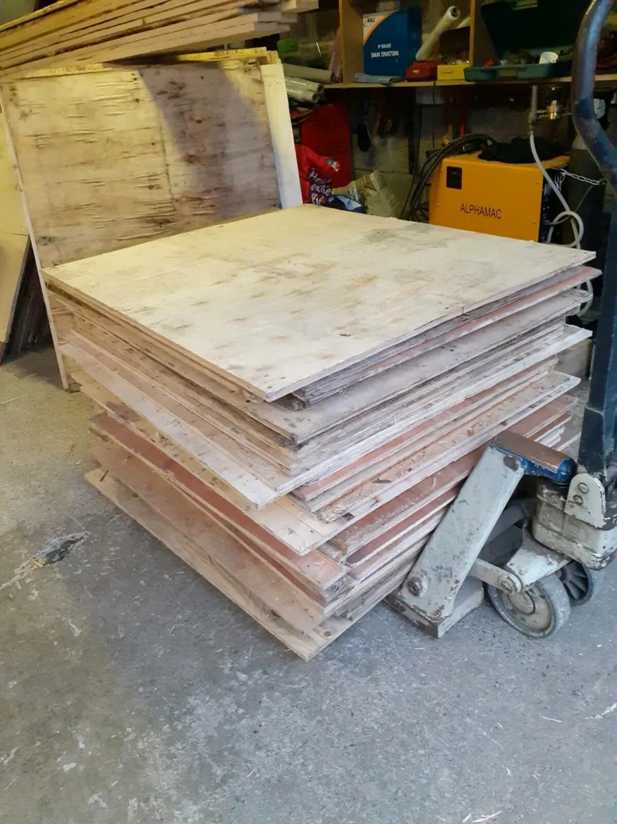 Used plywood