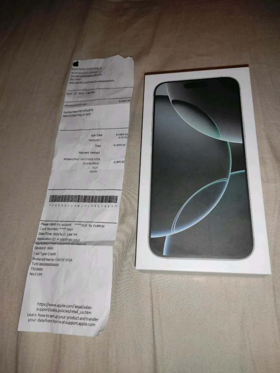Apple iPhone 16 pro max - Image 1