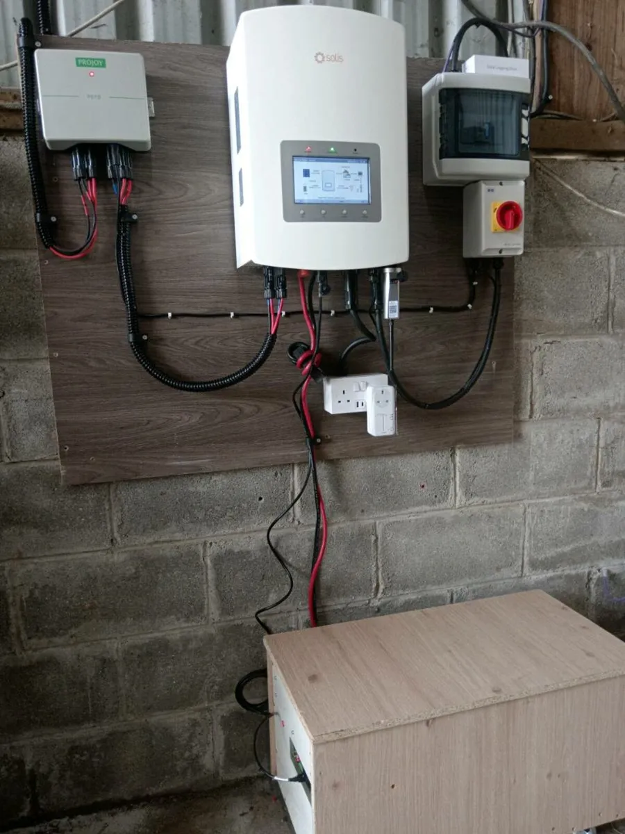 Brand new solis 5kw hybrid DIY kit 16kwh battery - Image 3