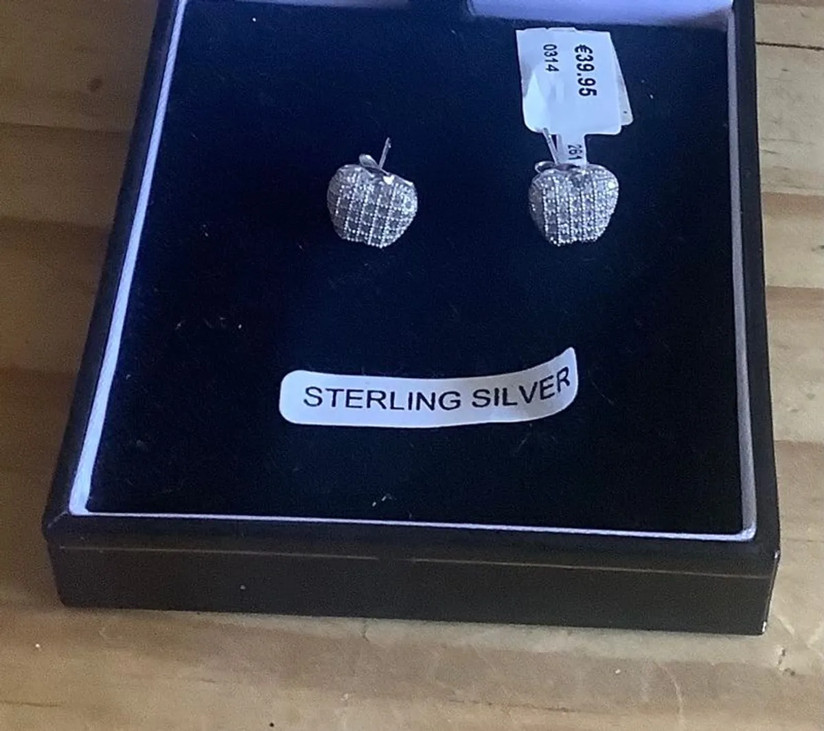 Brand new silver apple earrings - Image 3