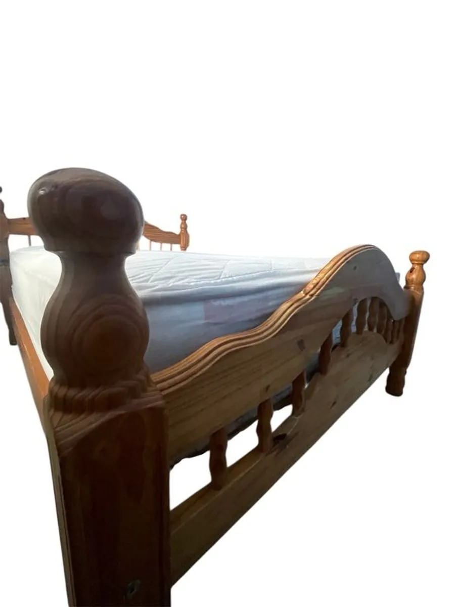 Double Bed Base and Mattress - Image 4