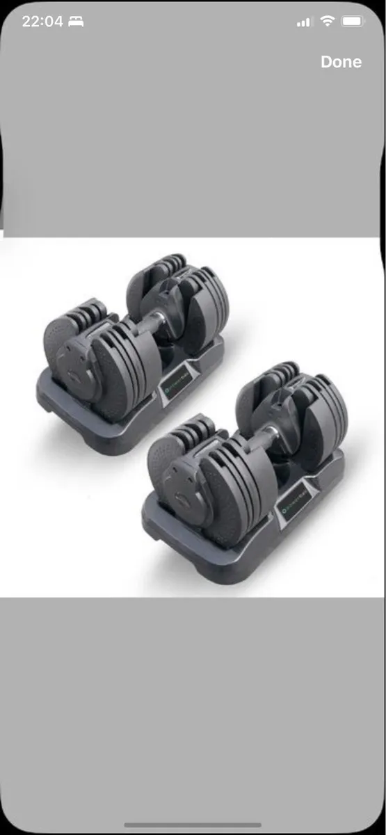 Adjustable dumbells - Image 1