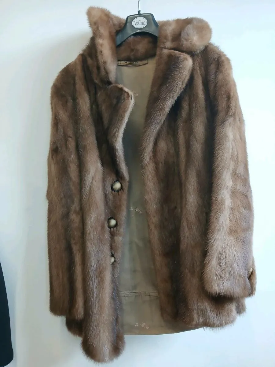 Mink Jacket Coat, excellent condition,small-medium - Image 3