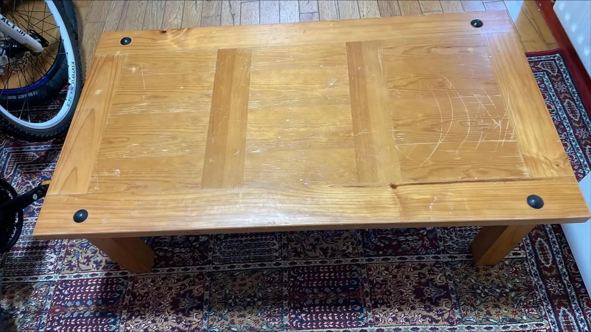 Wooden Coffee Table - Image 3
