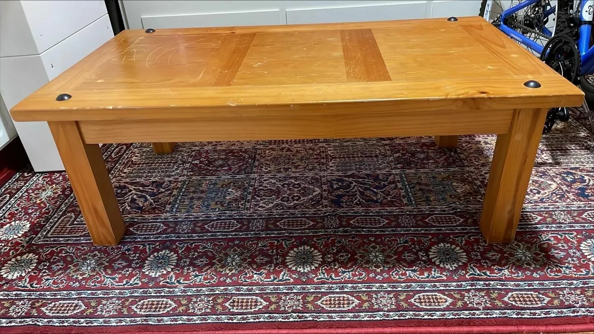 Wooden Coffee Table - Image 4