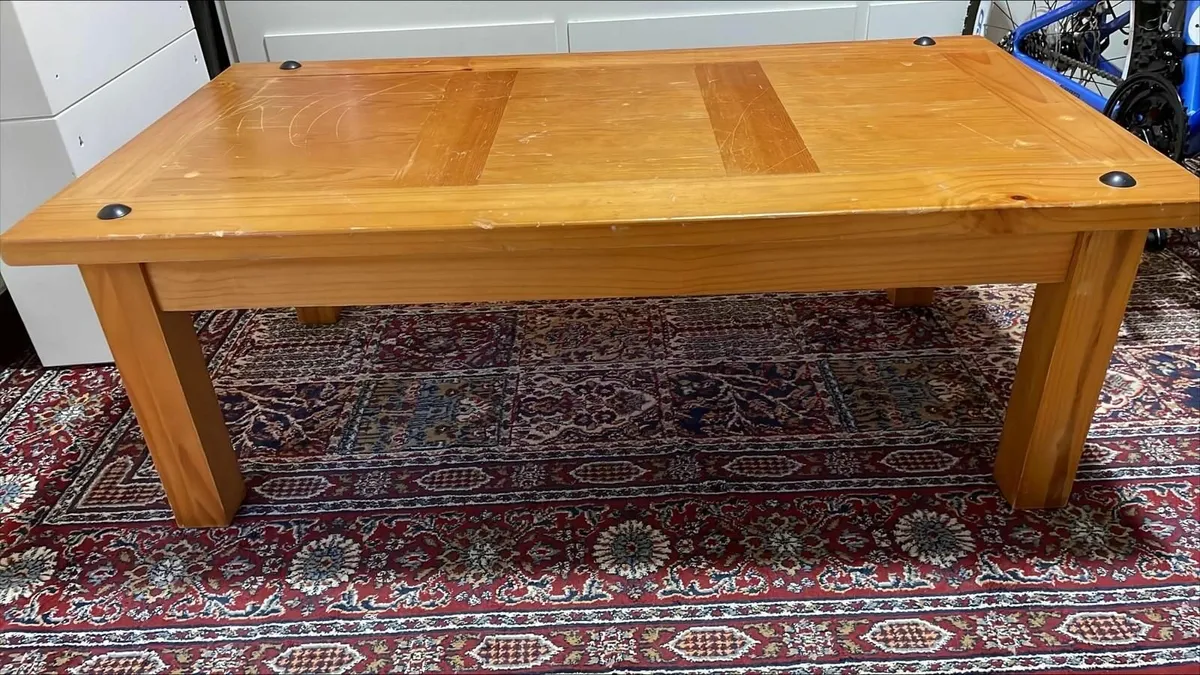 Wooden Coffee Table - Image 1