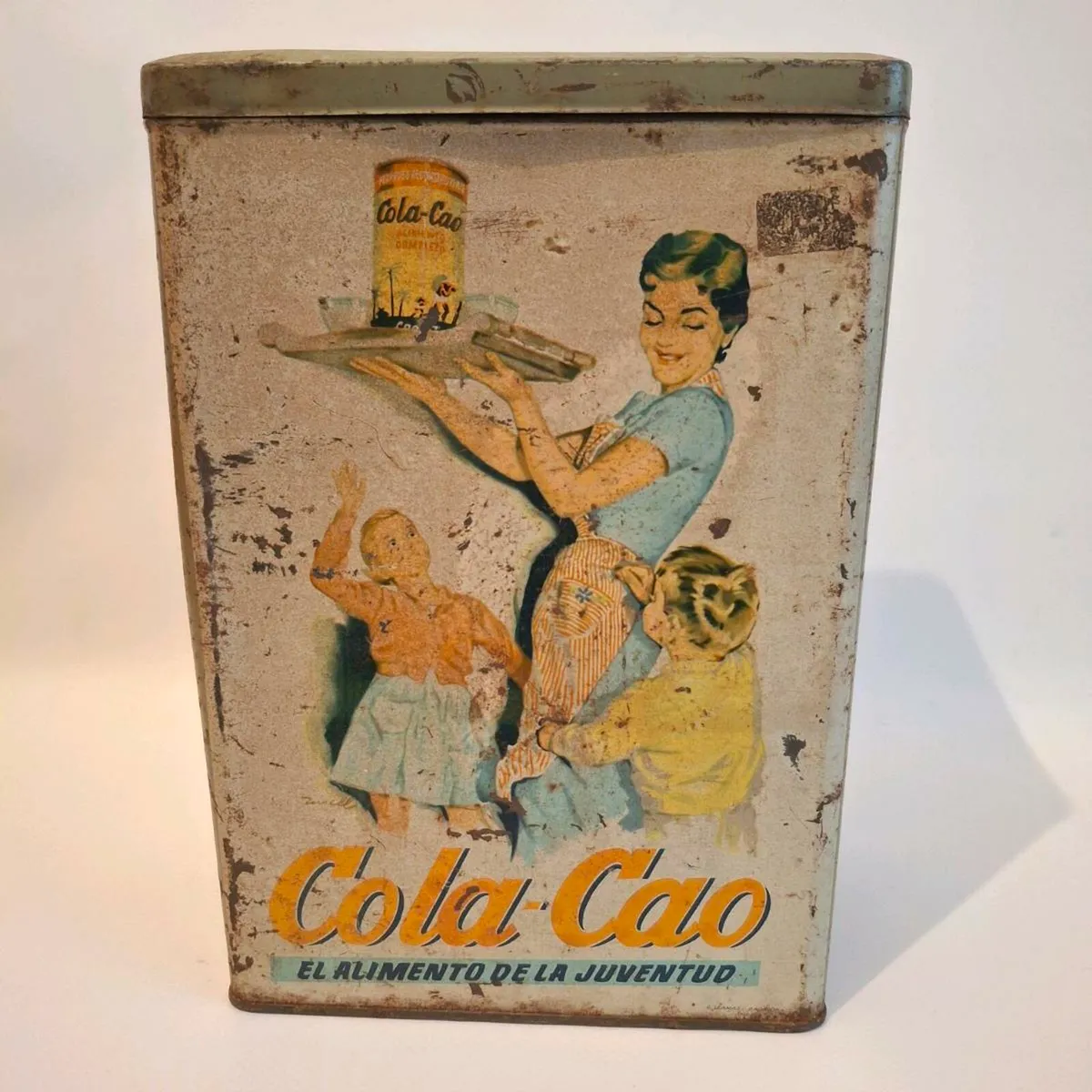 1950's Cola Cao Advertising Tin - Image 2