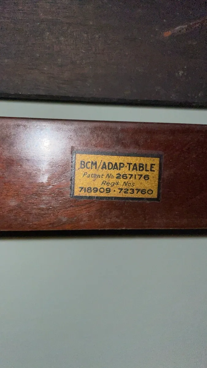 Antique 3 tier table/bookshelf - Image 3