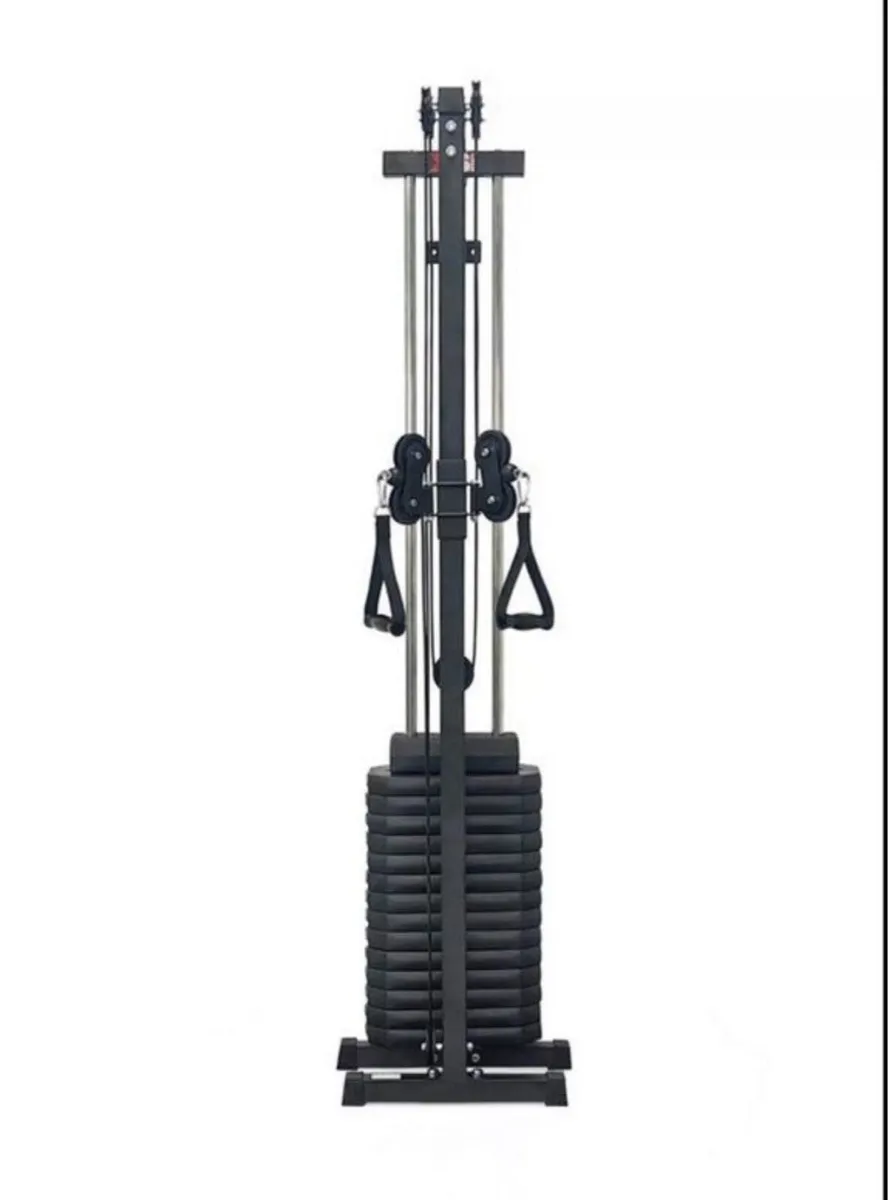 Wall Mounted Cable pulley machine 74kg (new) - Image 2