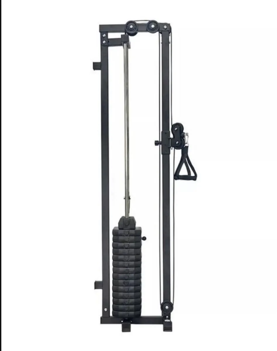 Wall Mounted Cable pulley machine 74kg (new) - Image 3
