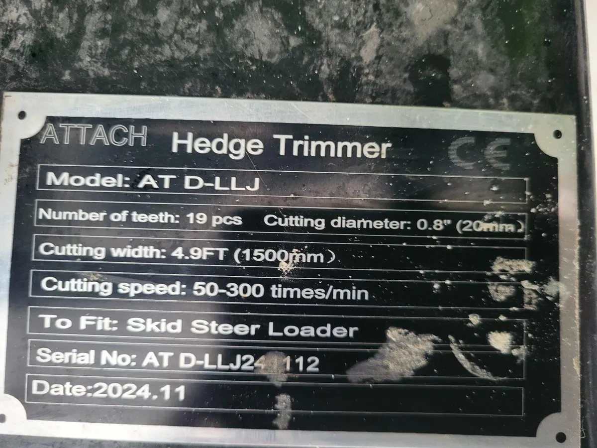Bobcat hedge cutter - Image 4