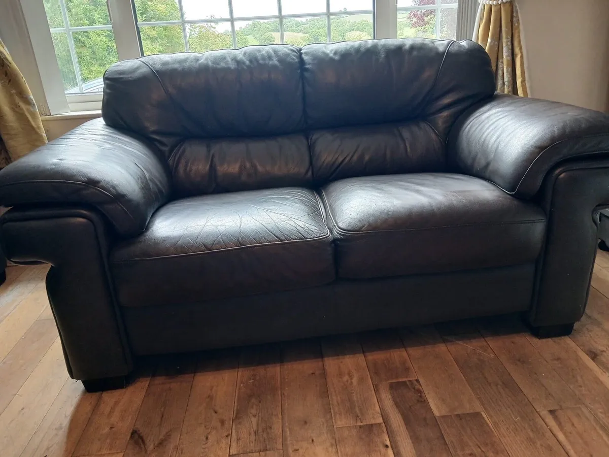 2+3 Leather sofa - Image 1