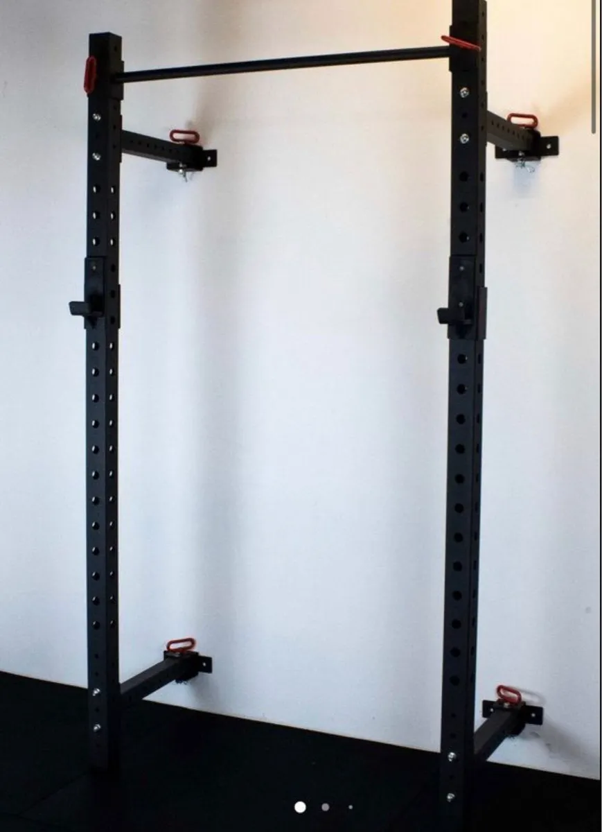 Wall mounted foldable squat rack (new) - Image 1