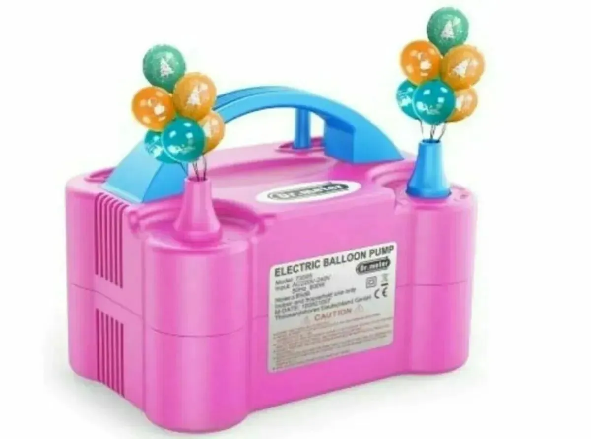 Fast Inflation: Electric Balloon Pump with Nozzle - Image 2