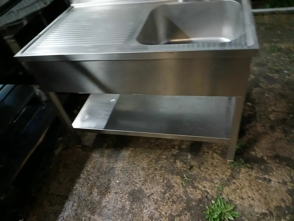 Stainless steel..cabbinet commercial sink .. - Image 3