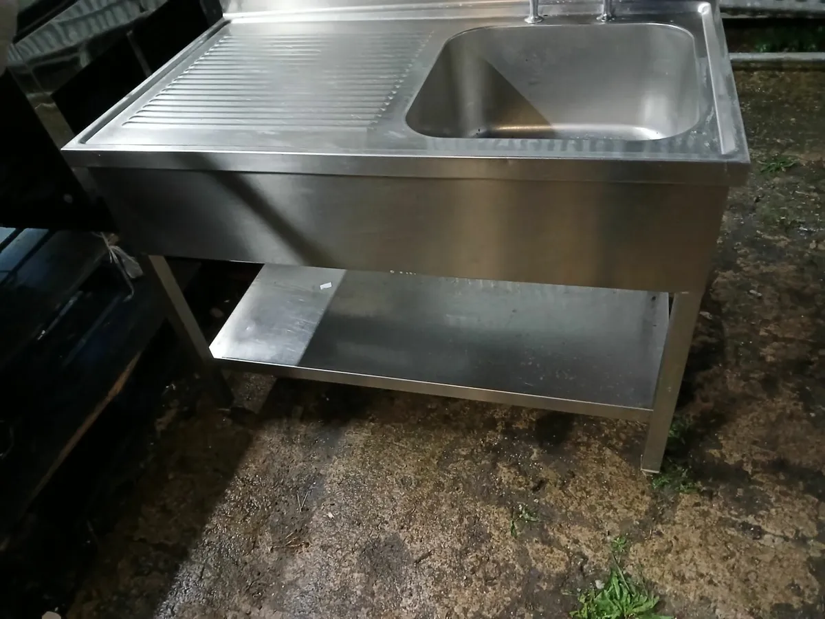 Stainless steel..cabbinet commercial sink .. - Image 4