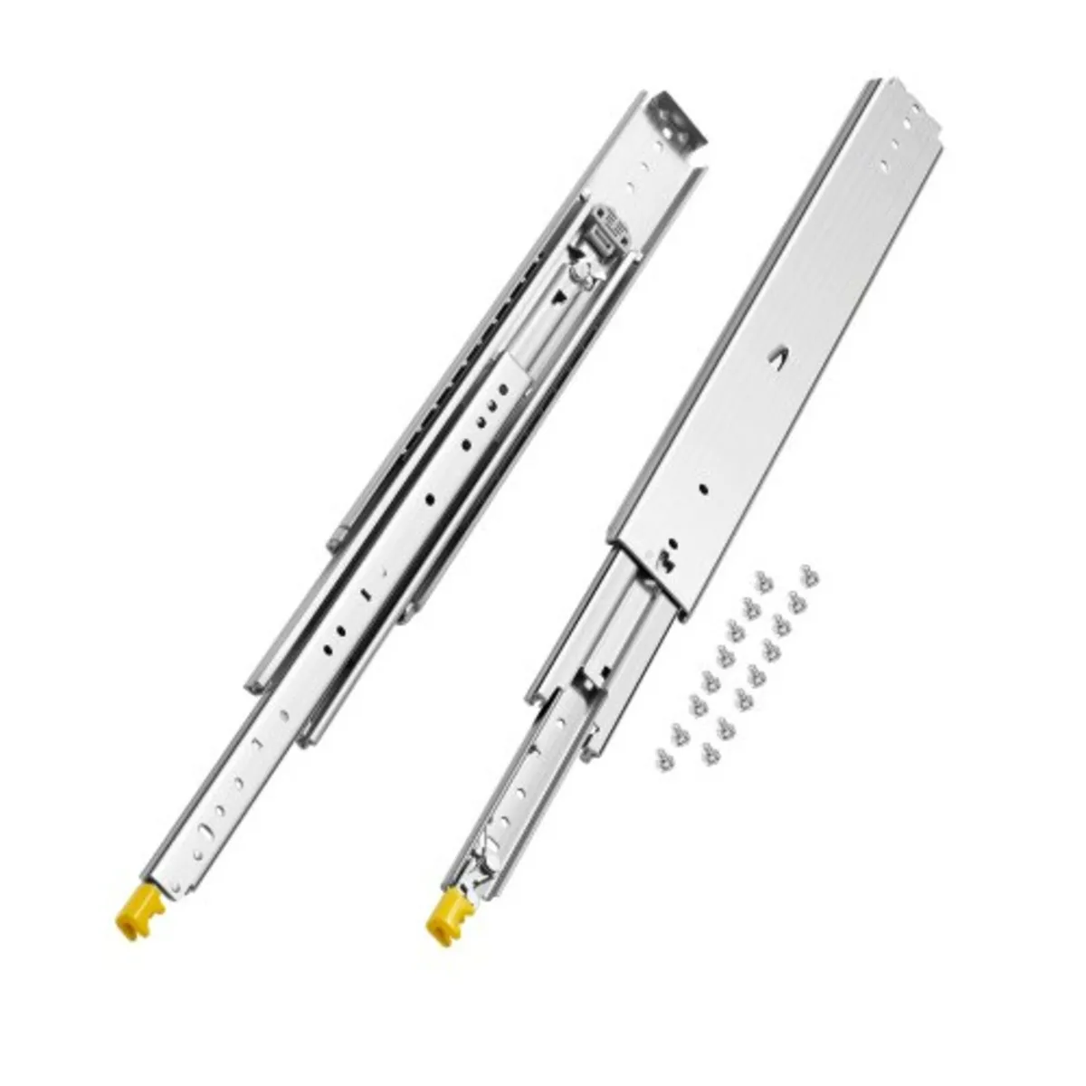 1 Pair 18-60 in Soft-Close Drawer Slides Ball Bea - Image 1