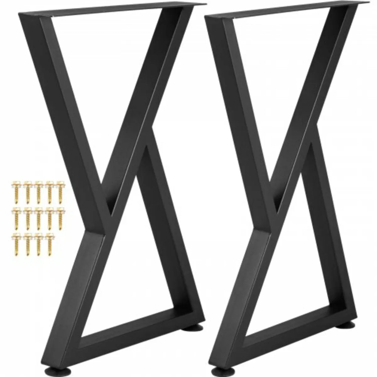 Z Shape Metal Table Legs Dining Table Legs 28"x18" - Image 1