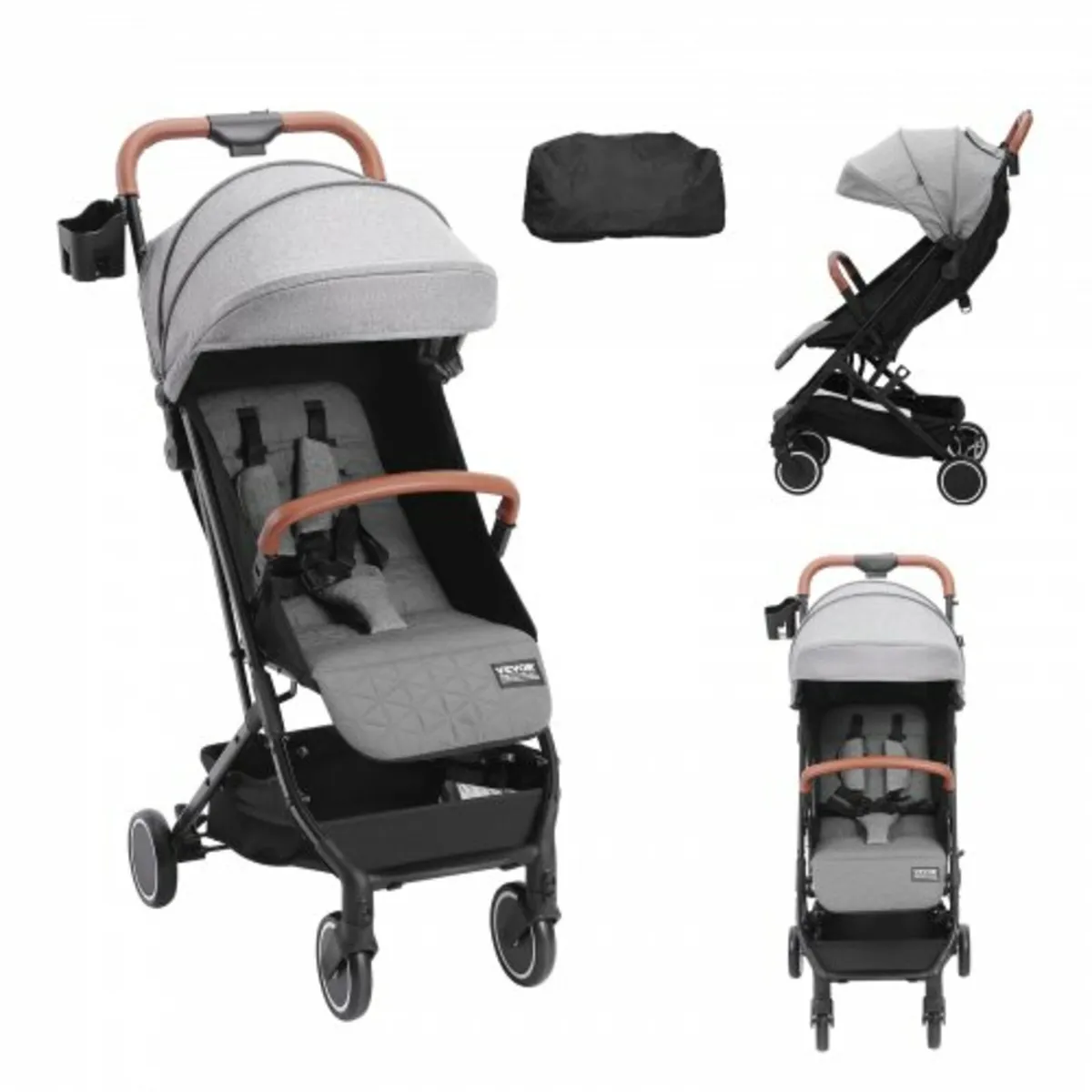 Standard Baby Infant Stroller, Toddler Stroller wi - Image 1