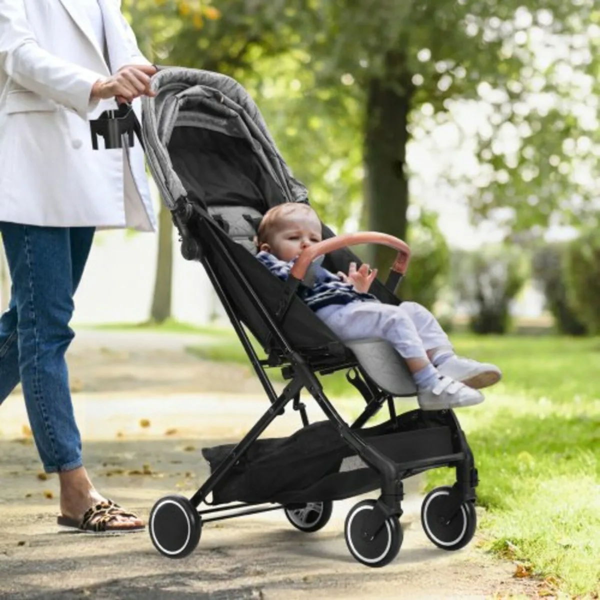 Standard Baby Infant Stroller, Toddler Stroller wi - Image 4