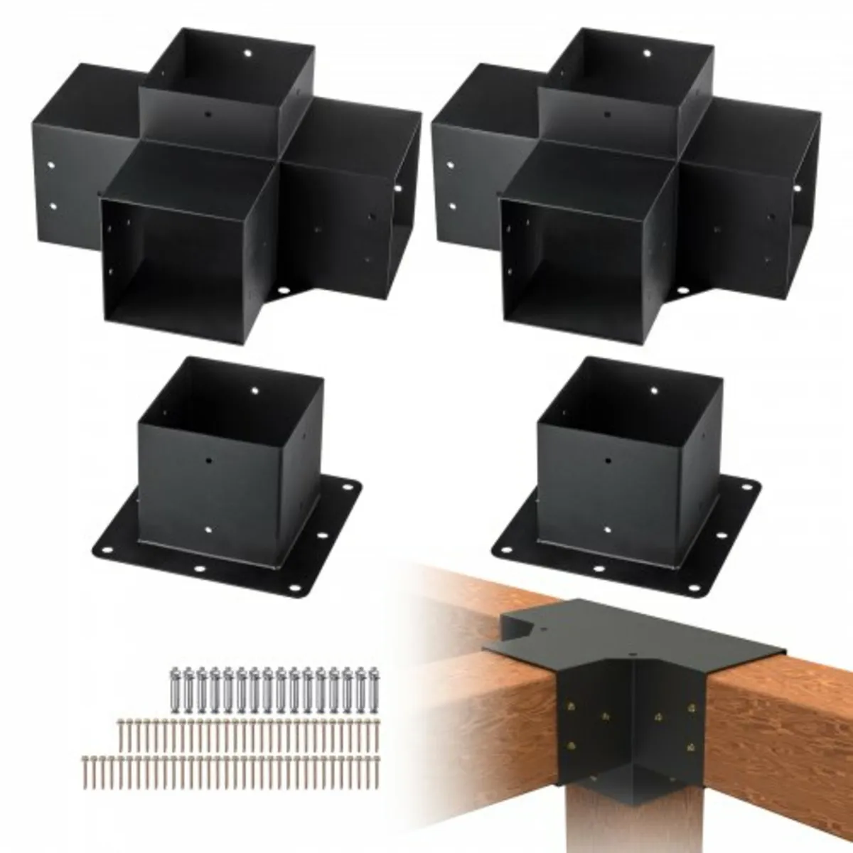 Pergola Bracket Kit 6''x6'',, Inner Size 5.6"x5.6 - Image 1