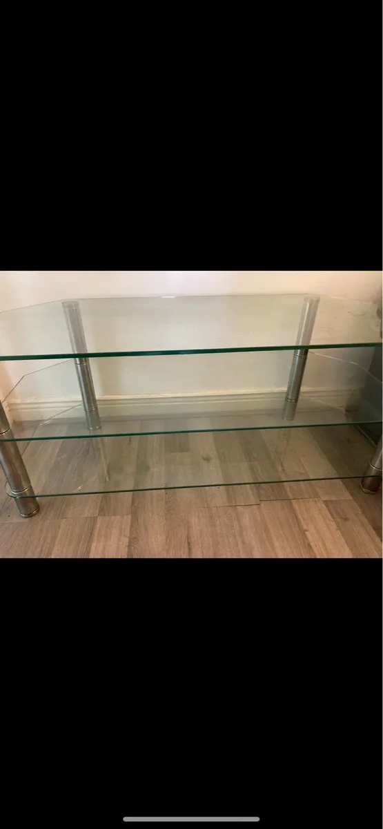 3 TIER GLASS COFFEE TABLE - Image 1
