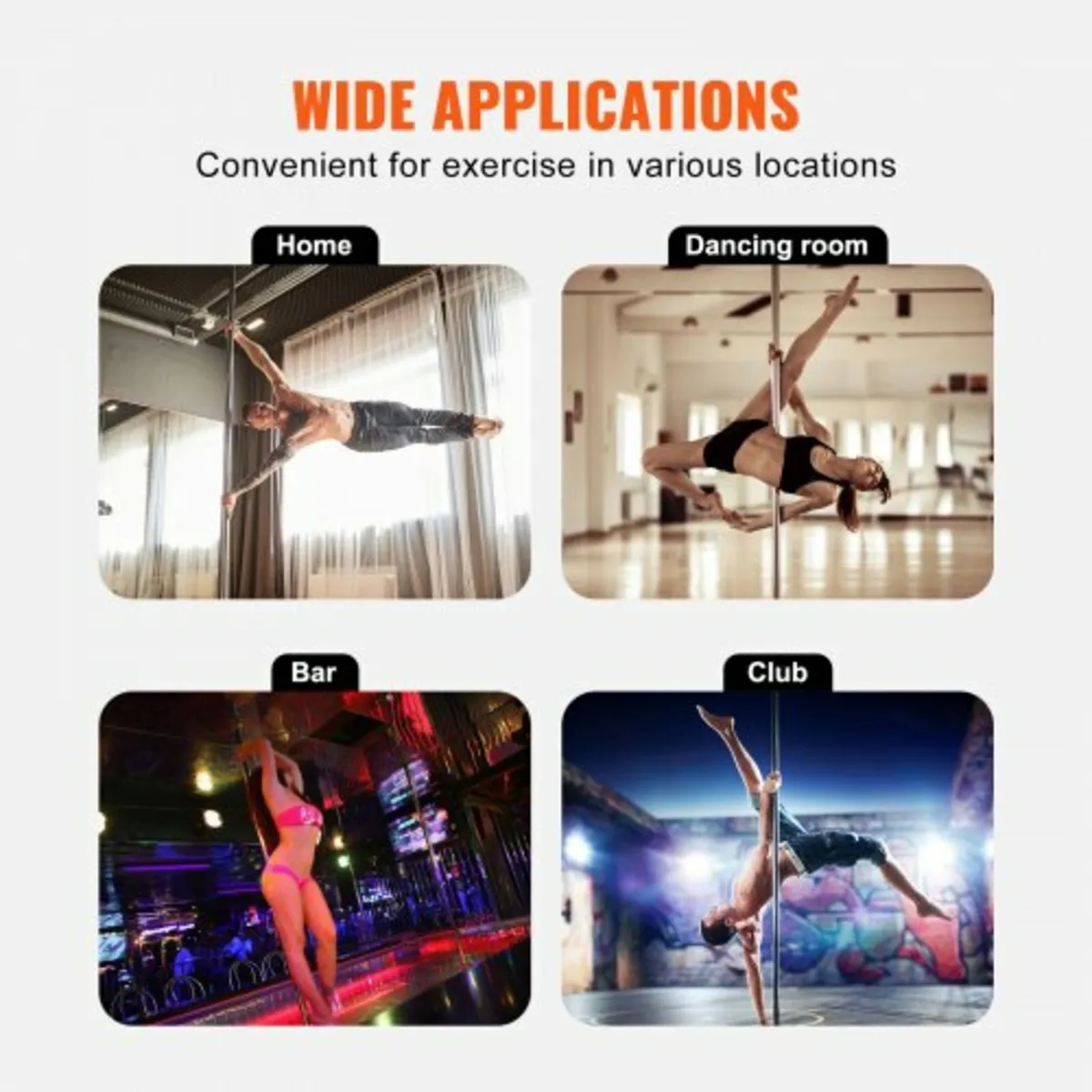 Professional Dancing Pole, Spinning Static Dancing - Image 4