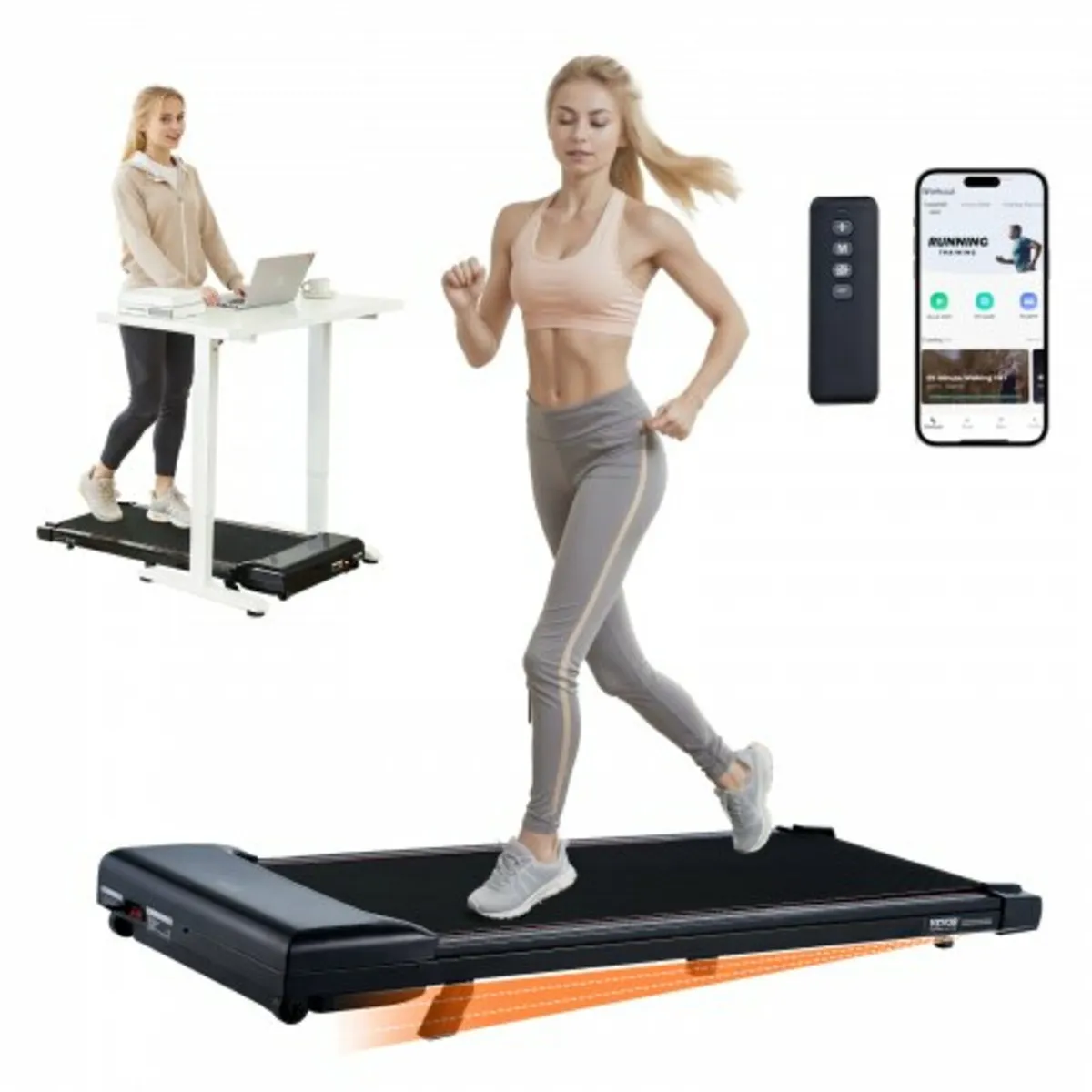 Walking Pad Under Desk Incline Treadmill for Home - Image 1