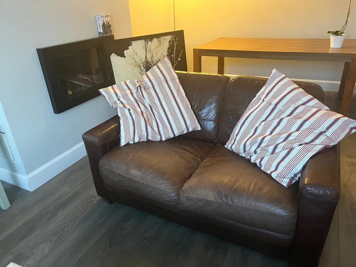 Leather sofa - Image 1