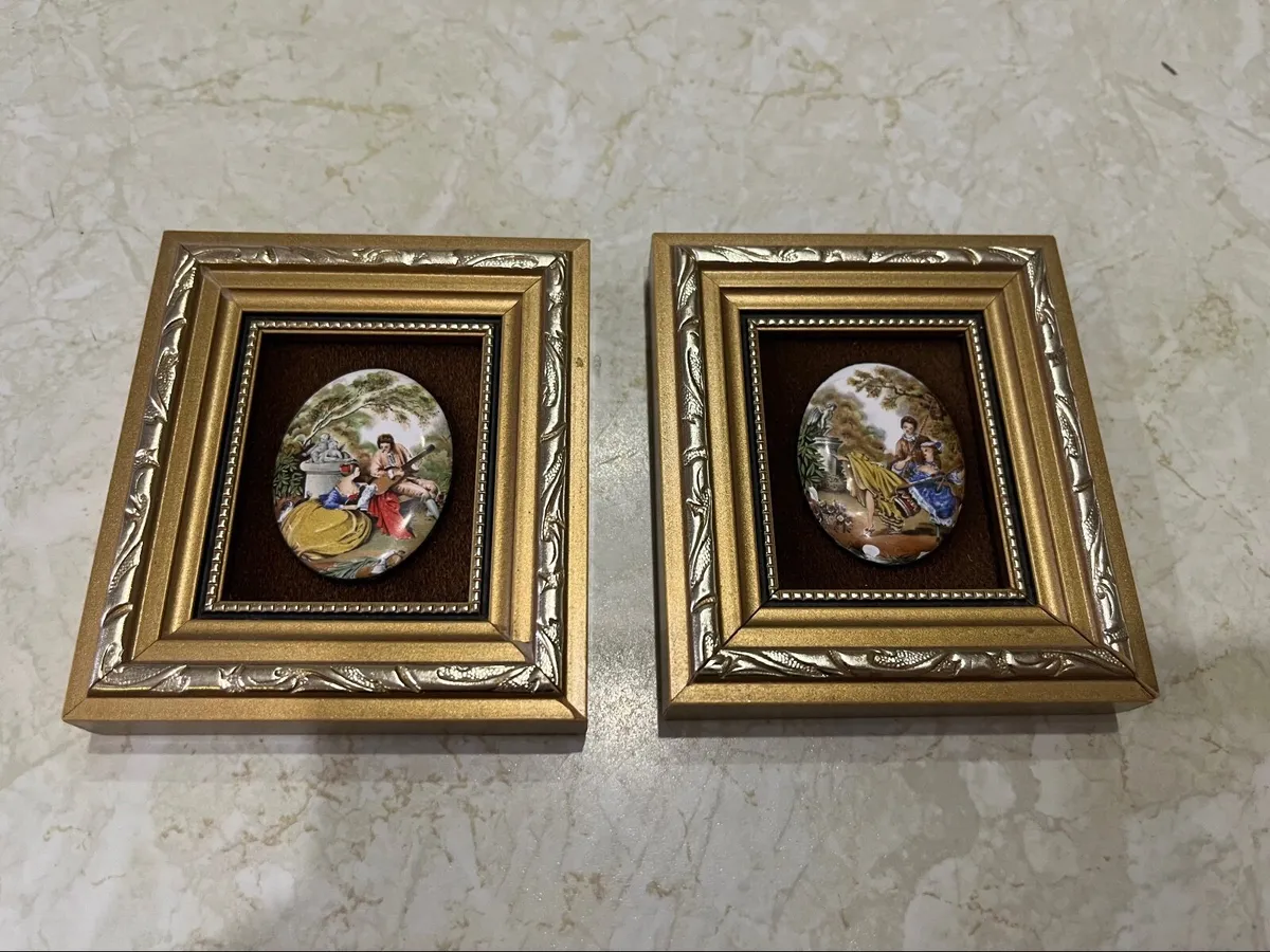 Miniature Vitreous Enamel Frames - Image 1