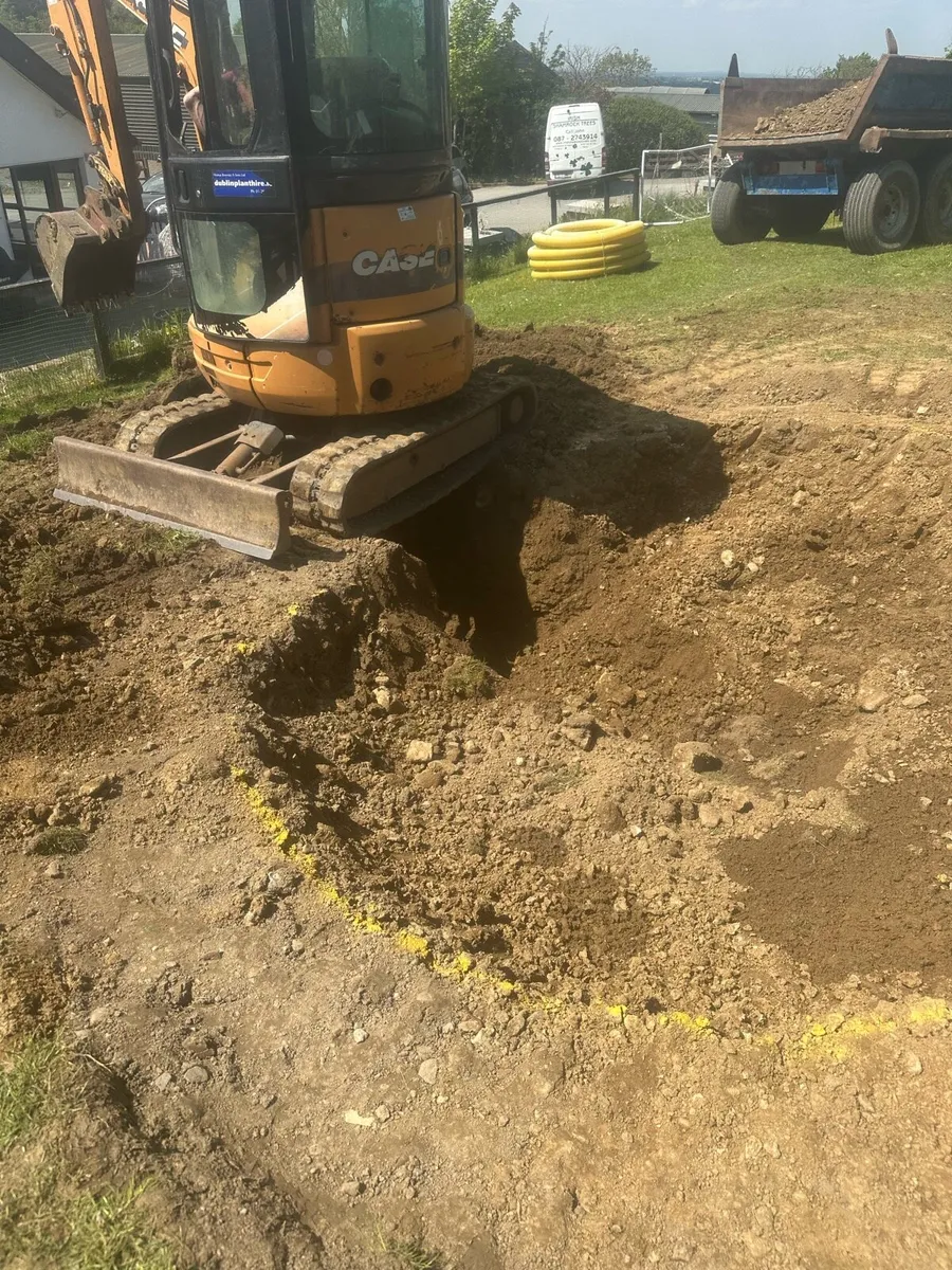 Mini digger and tractor hire - Image 1