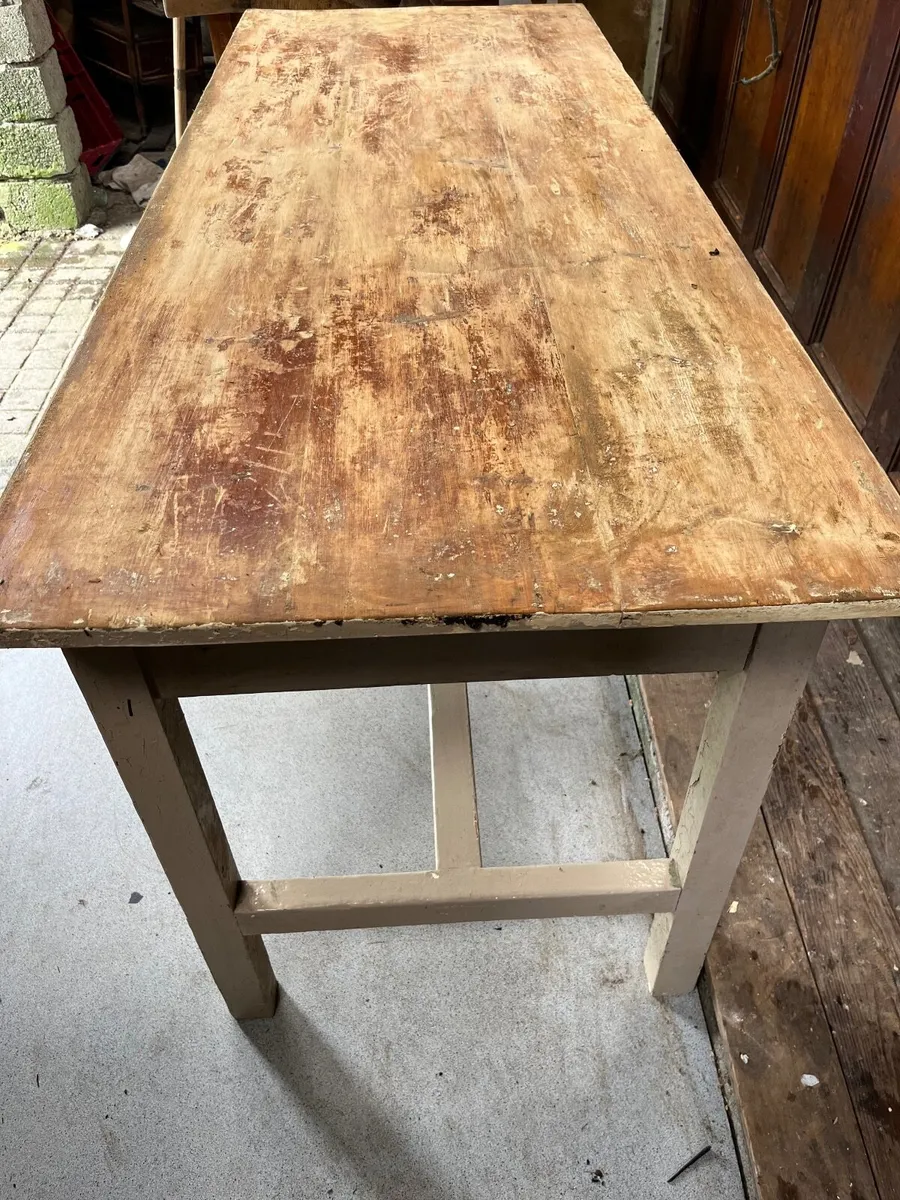 Pine Farmhouse Table - Image 2