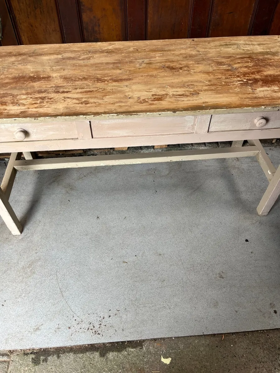 Pine Farmhouse Table - Image 3