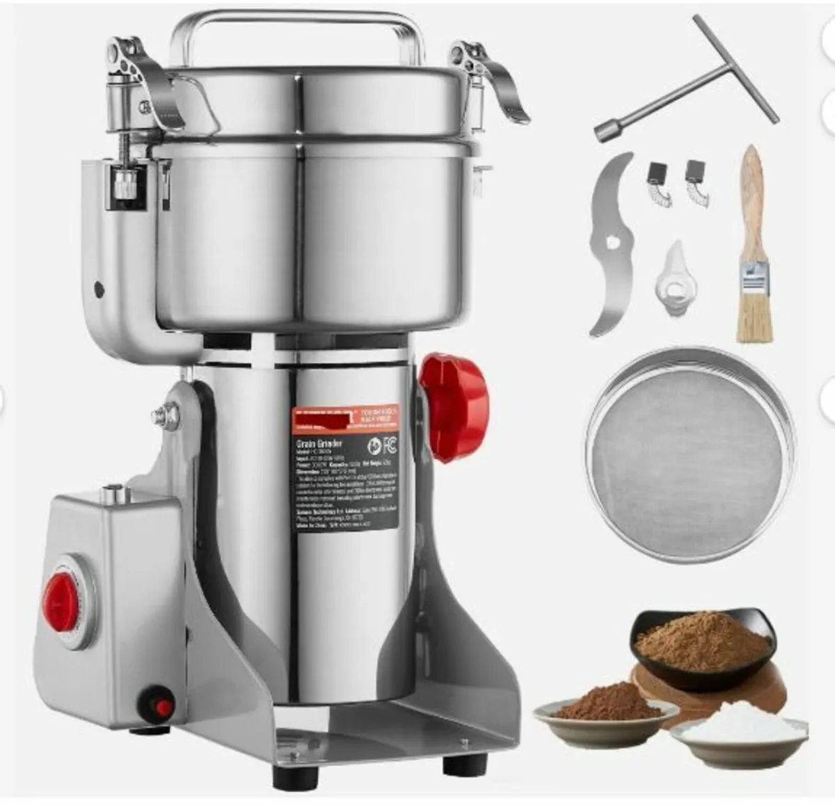 1000g Commercial Spice Grinder - Image 1